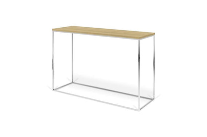 TEMAHOME - Gleam Console in Oak and Chrome - 9500629471 veiw 3