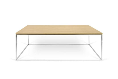 TEMAHOME - Gleam 47x30 Coffee Table  in Oak / Chrome - 9500626678 veiw 1