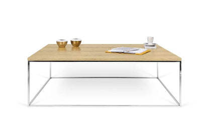 TEMAHOME - Gleam 47x30 Coffee Table  in Oak / Chrome - 9500626678 veiw 2