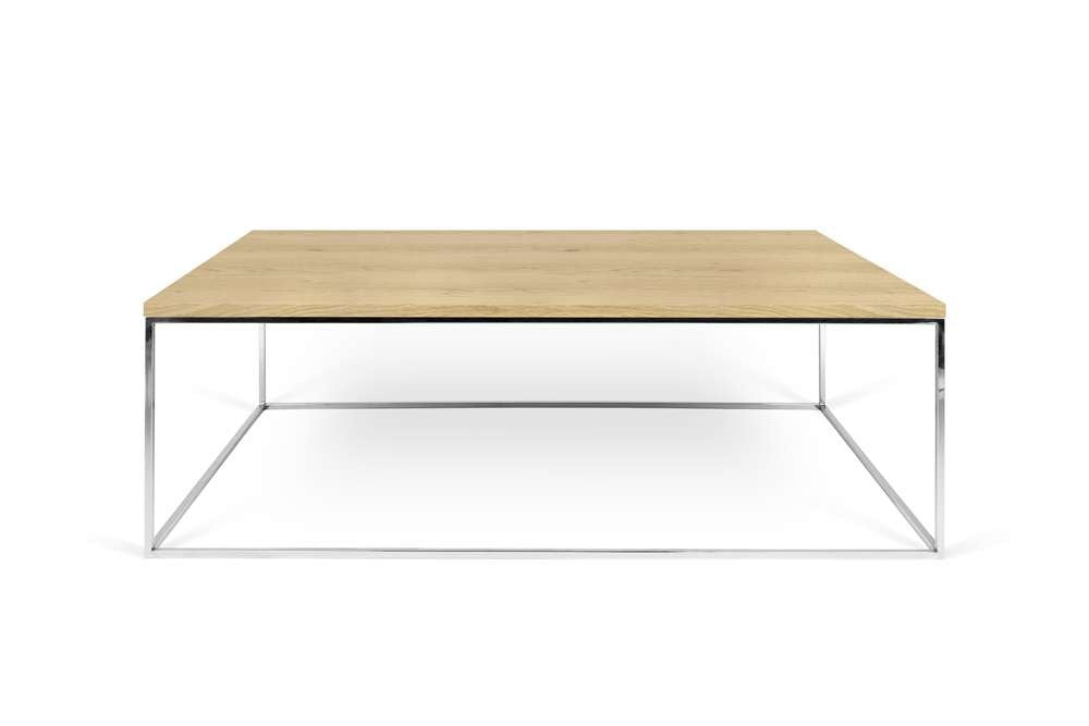 TEMAHOME - Gleam 47x30 Coffee Table  in Oak / Chrome - 9500626678 veiw 4