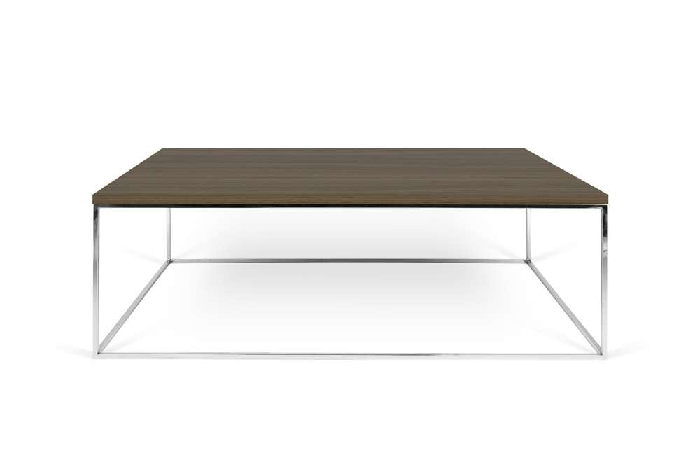TEMAHOME - Gleam 47X30 Coffee Table in Walnut / Chrome - 9500629044 veiw 1