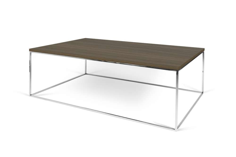TEMAHOME - Gleam 47X30 Coffee Table in Walnut / Chrome - 9500629044 veiw 3