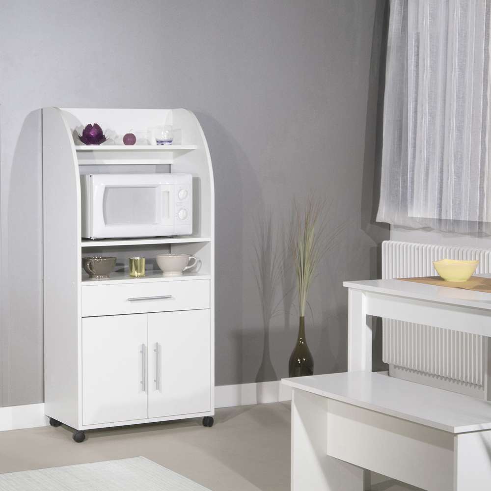 TEMAHOME - Jeanne Kitchen Trolley in White - E8071A2121A80 veiw 2