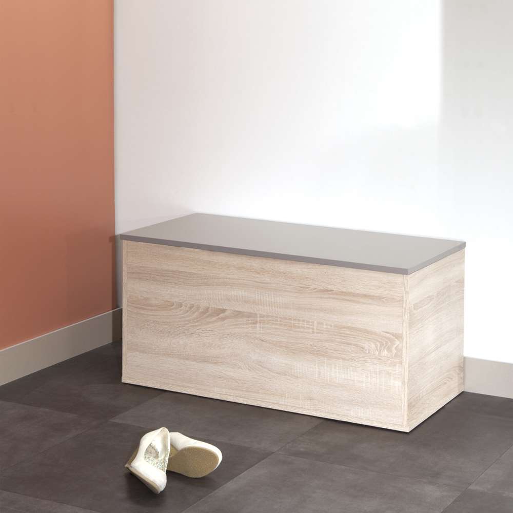 TEMAHOME - Knight Shoe Storage Bench in Natural Oak Color / Taupe - E4007A3491A00 veiw 7