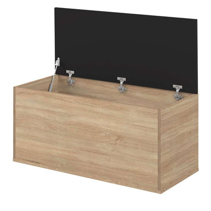 TEMAHOME - Knight Shoe Storage Bench in Oak Color / Black - E4007A3476A00 veiw 4