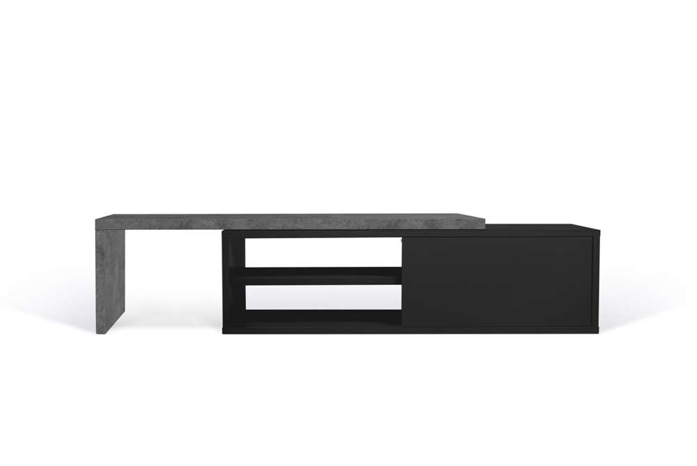TEMAHOME - Move TV Table in Concrete Look / Pure Black - 9000639784 veiw 2
