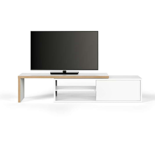 TEMAHOME - Move TV Table in Pure White & Plywood - 9000639197 veiw 1