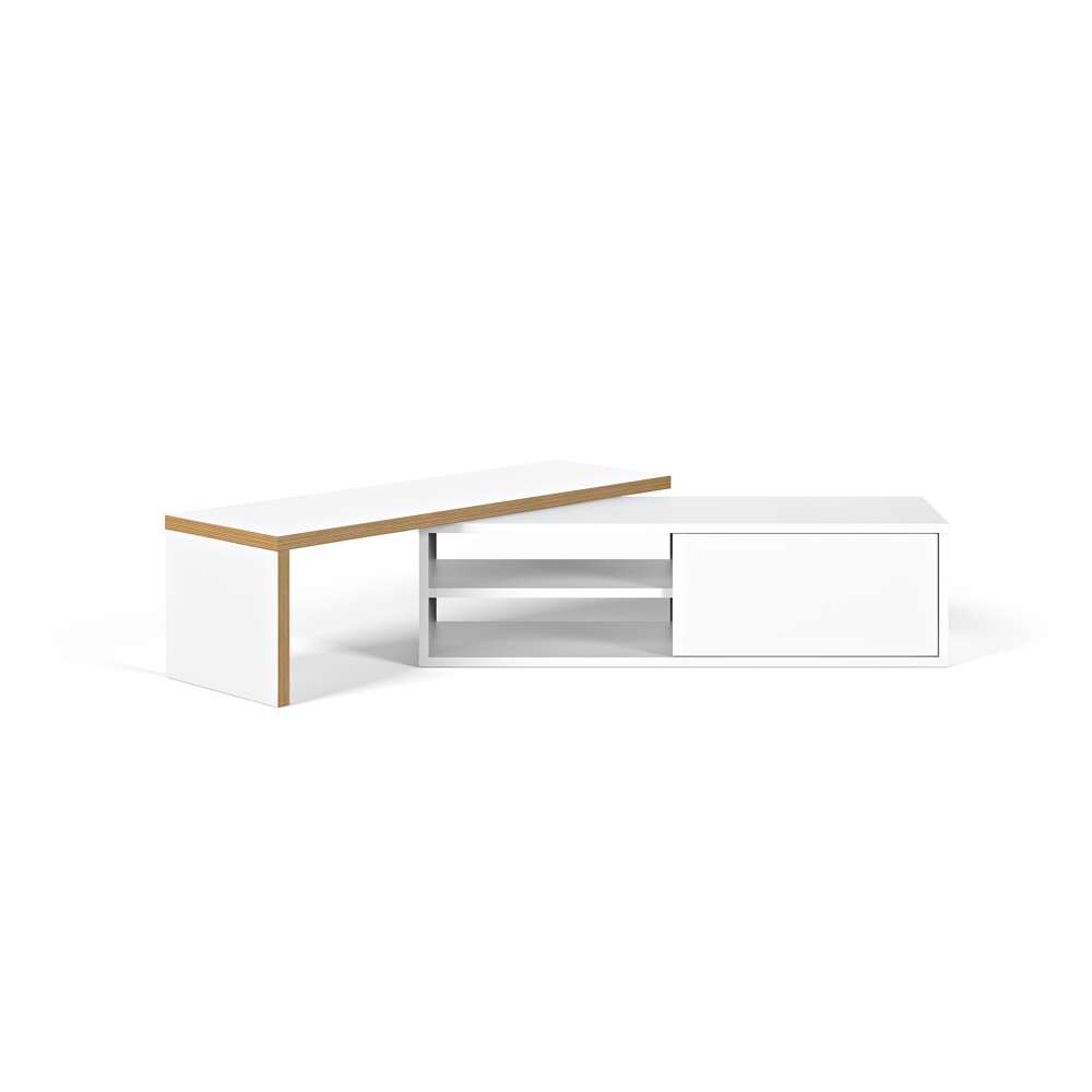 TEMAHOME - Move TV Table in Pure White & Plywood - 9000639197 veiw 5