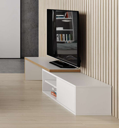 TEMAHOME - Move TV Table in Pure White & Plywood - 9000639197 veiw 7