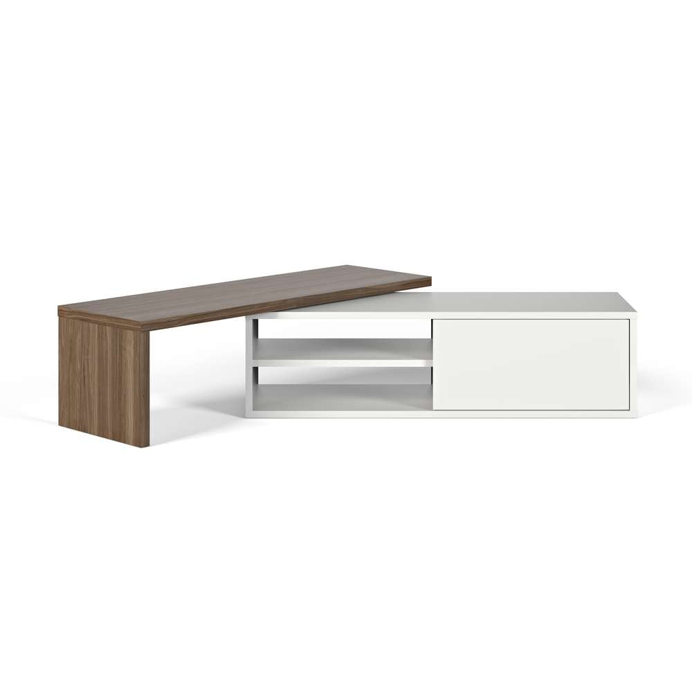 TEMAHOME - Move TV Table in Walnut / Pure White - 9003639180 veiw 4