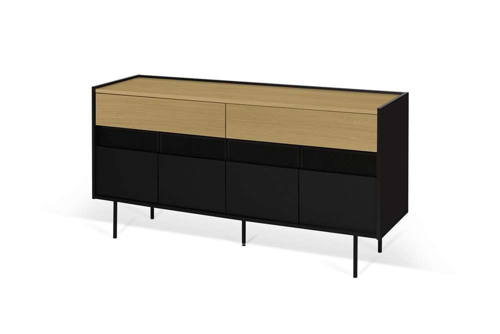 TEMAHOME - Radio Sideboard in Oak and Pure Black - 9500406034 veiw 2