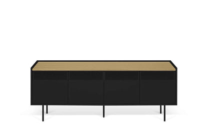 TEMAHOME - Radio TV Table in Oak / Pure Black - 9500639586 veiw 1