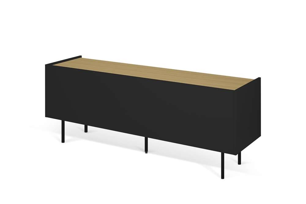 TEMAHOME - Radio TV Table in Oak / Pure Black - 9500639586 veiw 3