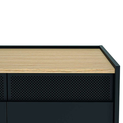 TEMAHOME - Radio TV Table in Oak / Pure Black - 9500639586 veiw 6