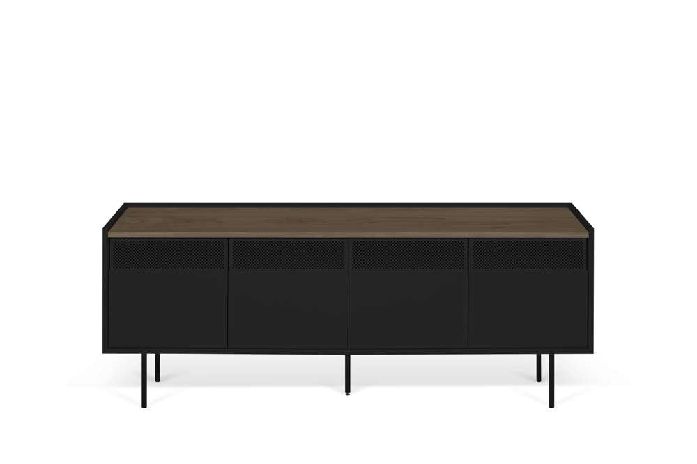 TEMAHOME - Radio TV Table in Walnut / Pure Black - 9500639616 veiw 1