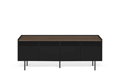 TEMAHOME - Radio TV Table in Walnut / Pure Black - 9500639616 veiw 1