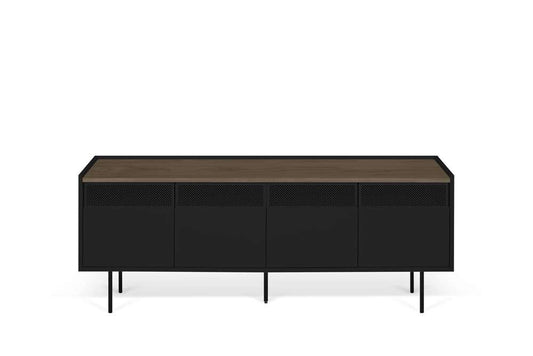 TEMAHOME - Radio TV Table in Walnut / Pure Black - 9500639616 veiw 1