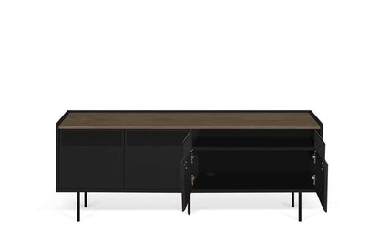 TEMAHOME - Radio TV Table in Walnut / Pure Black - 9500639616 veiw 2