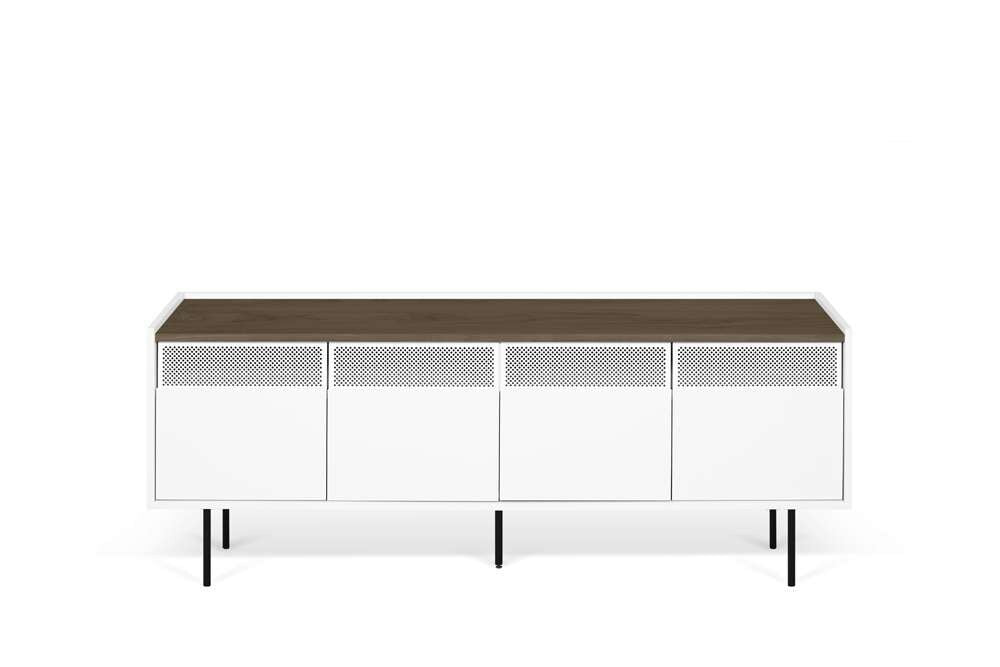 TEMAHOME - Radio TV Table in Walnut / Pure White - 9500639661 veiw 1