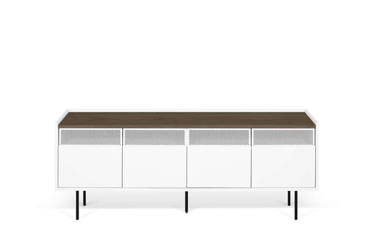 TEMAHOME - Radio TV Table in Walnut / Pure White - 9500639661 veiw 1