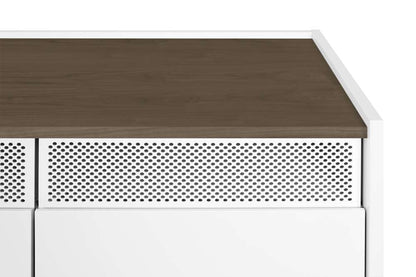 TEMAHOME - Radio TV Table in Walnut / Pure White - 9500639661 veiw 3