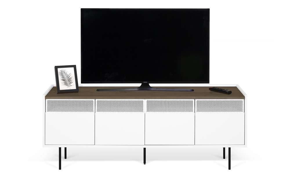 TEMAHOME - Radio TV Table in Walnut / Pure White - 9500639661 veiw 5