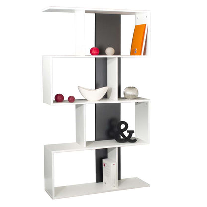 TEMAHOME - Sigma Bookcase in White / Black - E7068A2176X00 veiw 1
