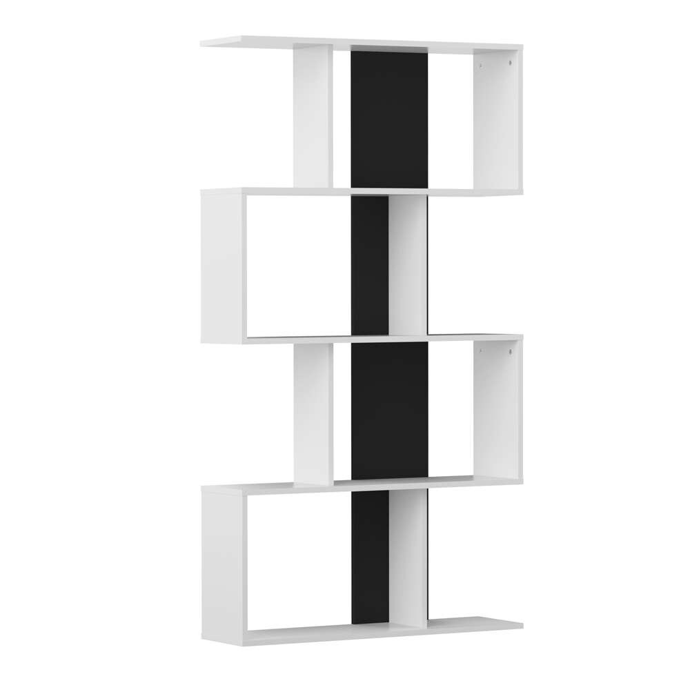 TEMAHOME - Sigma Bookcase in White / Black - E7068A2176X00 veiw 3