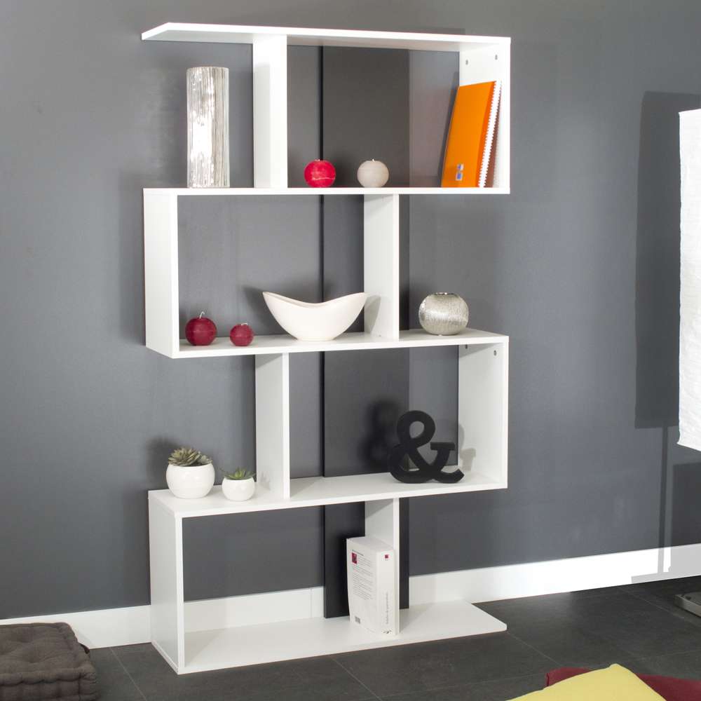 TEMAHOME - Sigma Bookcase in White / Black - E7068A2176X00 veiw 6