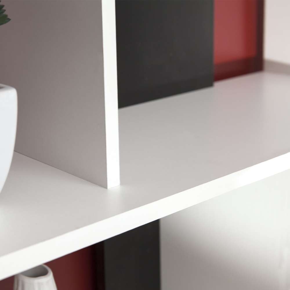 TEMAHOME - Sigma Bookcase in White / Black - E7068A2176X00 veiw 8