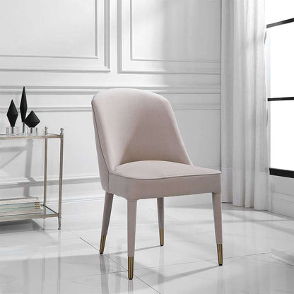 Uttermost - Brie Armless Chair, Champagne (Set of 2) - 23593-2 veiw 3