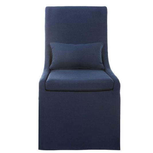 Uttermost - Coley Denim Armless Chair - 23726 veiw 1