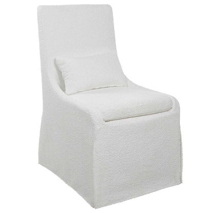 Uttermost - Coley White Armless Chair - 23728 veiw 3
