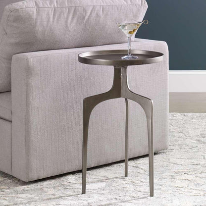 Uttermost - Kenna Nickel Accent Table - 25082 veiw 3
