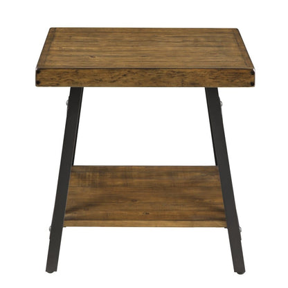 Wallace & Bay - Douglas 24in End Table with Solid Wood Top - WBT2674 veiw 3