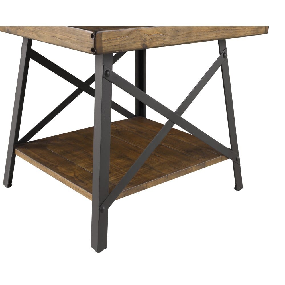 Wallace & Bay - Douglas 24in End Table with Solid Wood Top - WBT2674 veiw 5