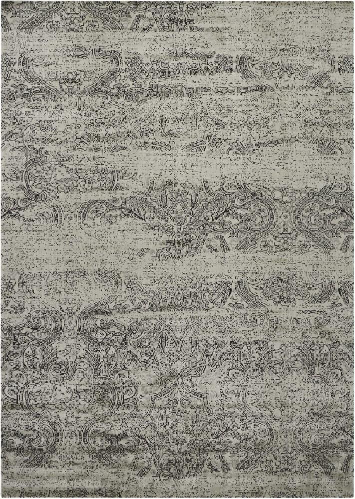 Nourison - Luminance LUM11 Black and White 76in x 106in Rug - LUM11-99446308108_CLOSEOUT veiw 1