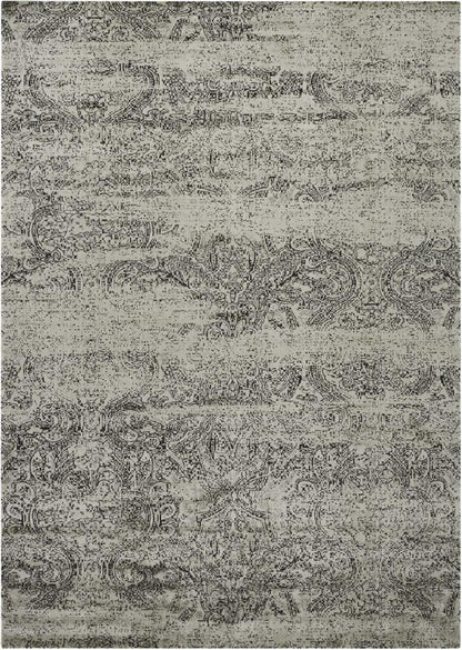 Nourison - Luminance LUM11 Black and White 76in x 106in Rug - LUM11-99446308108_CLOSEOUT veiw 1