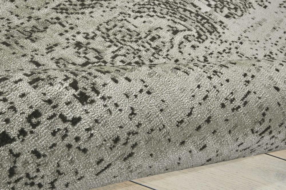 Nourison - Luminance LUM11 Black and White 76in x 106in Rug - LUM11-99446308108_CLOSEOUT veiw 2
