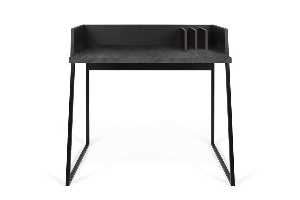 TEMAHOME - Volga Desk  in Concrete Look / Pure Black - 9000054075 veiw 1