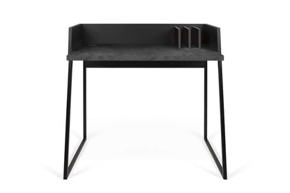 TEMAHOME - Volga Desk  in Concrete Look / Pure Black - 9000054075 veiw 1