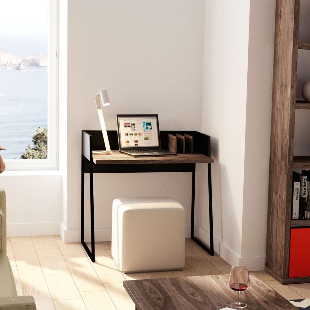 TEMAHOME - Volga Desk in Walnut / Pure Black - 9003052927 veiw 6