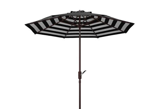 Safavieh - Tiana 9Ft Crank Umbrella - Black - PAT8007K veiw 1