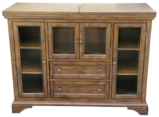 A-America - Mariposa Flip-Top Server in Rustic Whiskey Finish - MRPRW9010 veiw 1