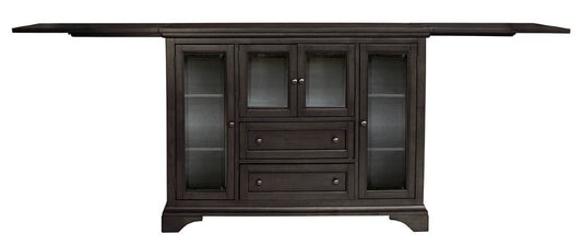 A-America - Mariposa Flip-Top Server in Warm Grey Finish - MRPWG9010 veiw 2