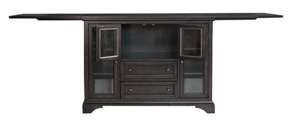 A-America - Mariposa Flip-Top Server in Warm Grey Finish - MRPWG9010 veiw 3