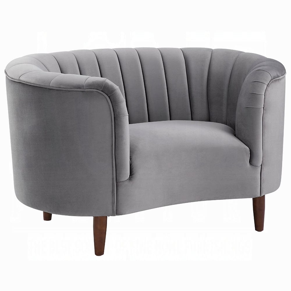 ACME Furniture - Millephri Chair - Gray Velvet - LV00168 view 1