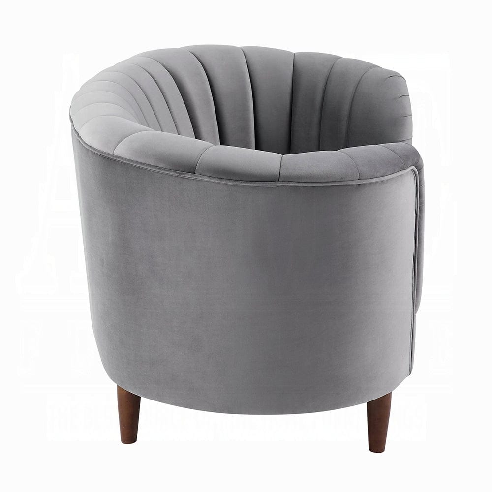ACME Furniture - Millephri Chair - Gray Velvet - LV00168 view 4