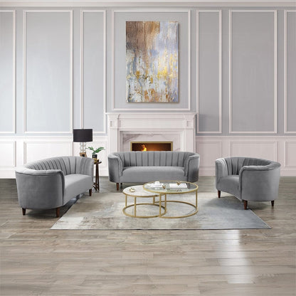 ACME Furniture - Millephri Chair - Gray Velvet - LV00168 view 6