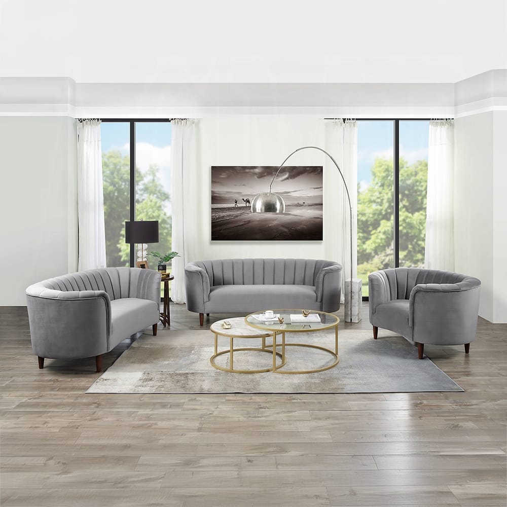 ACME Furniture - Millephri Sofa - Gray Velvet - LV00166 view 8
